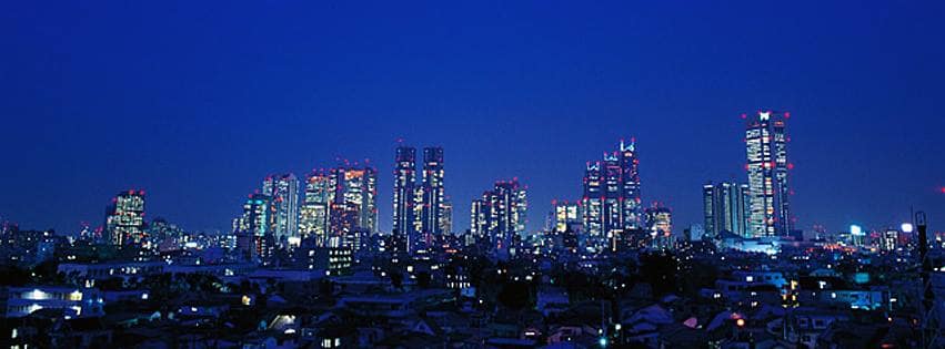 東京の夜景の写真